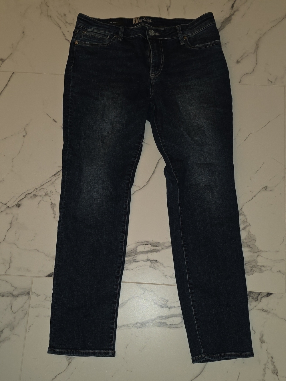 Kut from the Kloth Dark Blue Katy Boyfriend Jeans